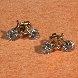 Bicycle Articulate Post Earrings